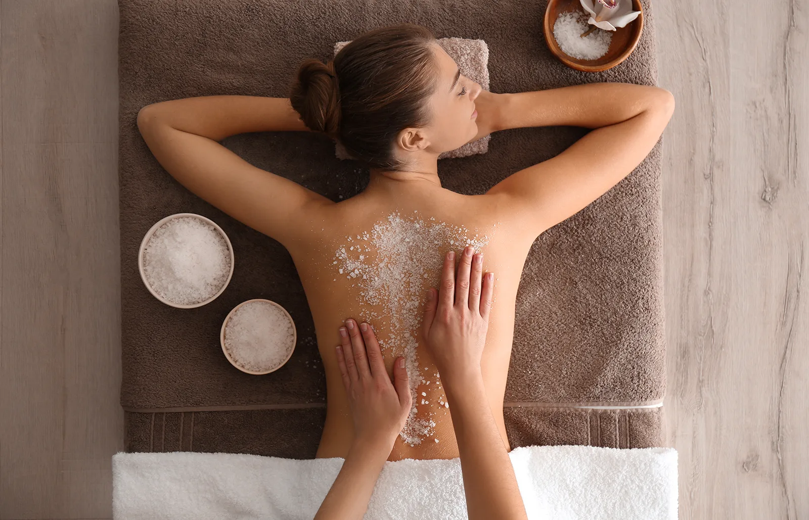 Massage im Wellnessbereich